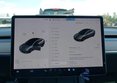 2021 Tesla Model 3 Standard Range Plus Rear-Wheel Drive из США, поврежденный, VIN 5YJ3E1EA3MF986847